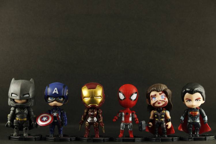 Wodec AVENGERS LEGENDARY ACTION FIGURE SET OF 6-SUPERHEROS ACTION FIGURE COLLECTION