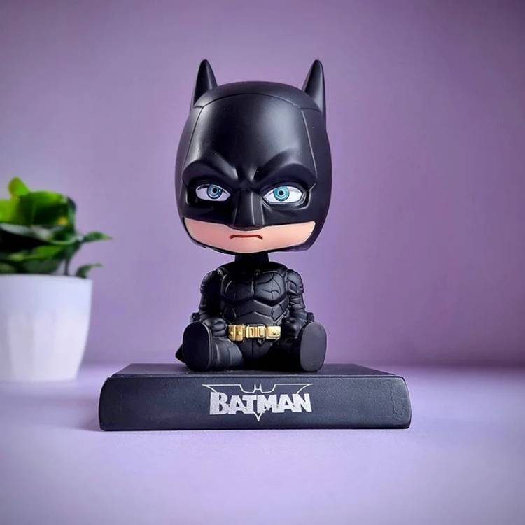 9Up Batman Bobblehead with Mobile Holder for Car Dashboard and Home Decor