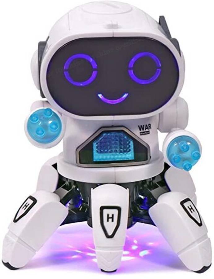 viksid Bot Robot Pioneer Colorful Lights and Music All Direction