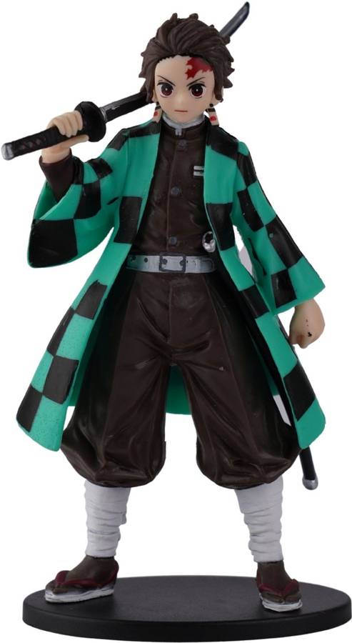 OFFO Demon Slayer Anime Tanjiro Kamado Action Figure [17 cm] for home decors, office desk and study table