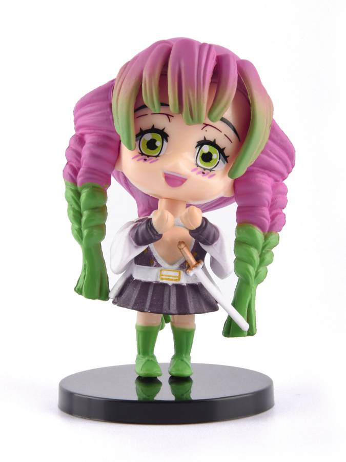 ComicSense Demon Slayer Anime Action Figure, Love Hashira Pillar Chibi Anime Statue (8 cm)