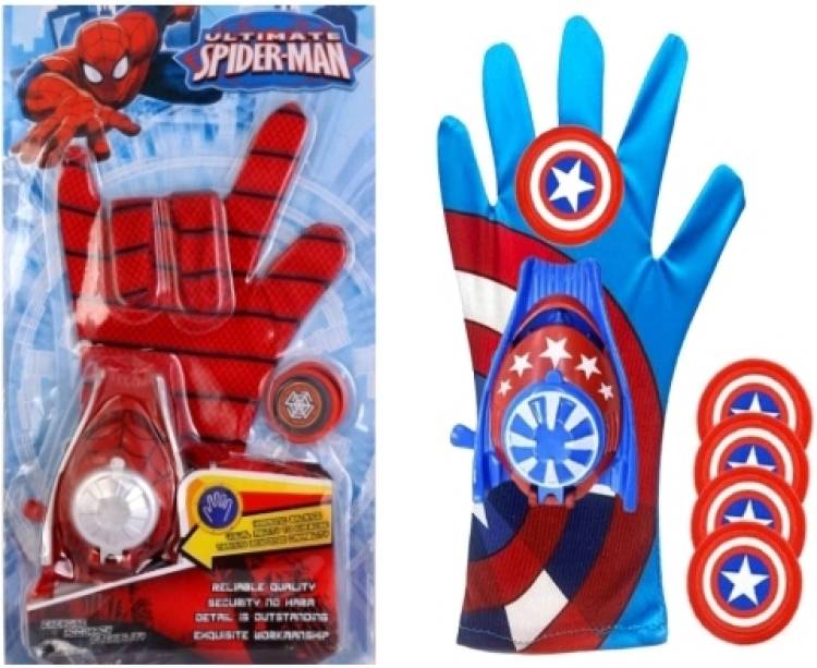 SOPALI Ultimate Spiderman & Superman Heroes Gloves for kids