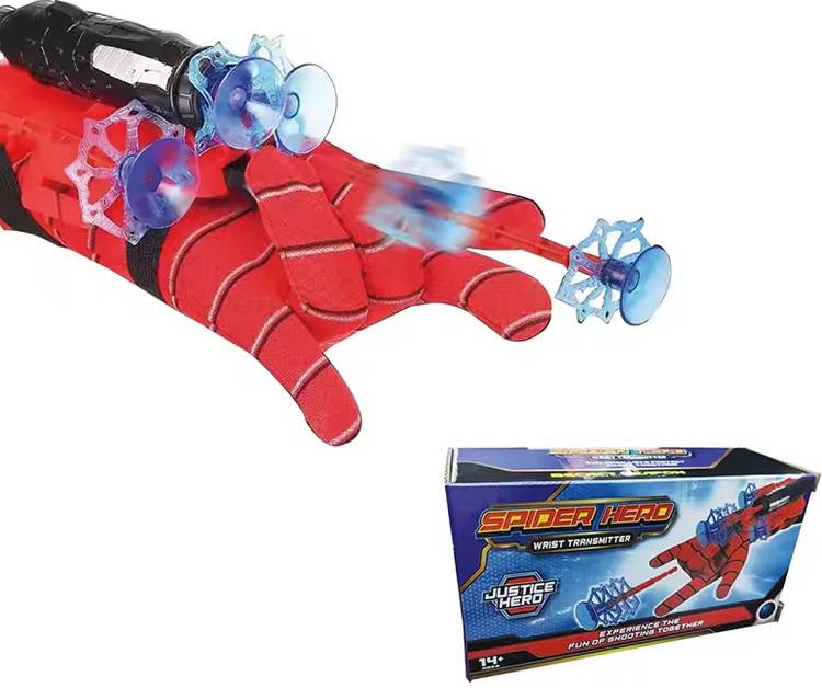 SALPITOYS Spider Glove Man Web Shooting Toys, Hero Movie Launcher Wrist Toy Set for Kids