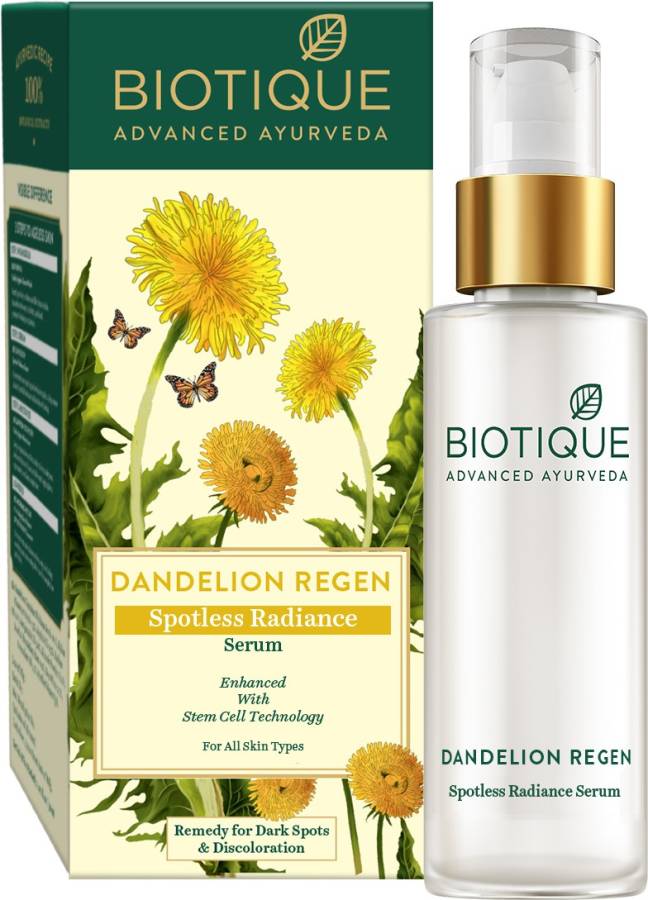 BIOTIQUE Bio Dandelion Spotless Radiance Serum 30ml Price in India