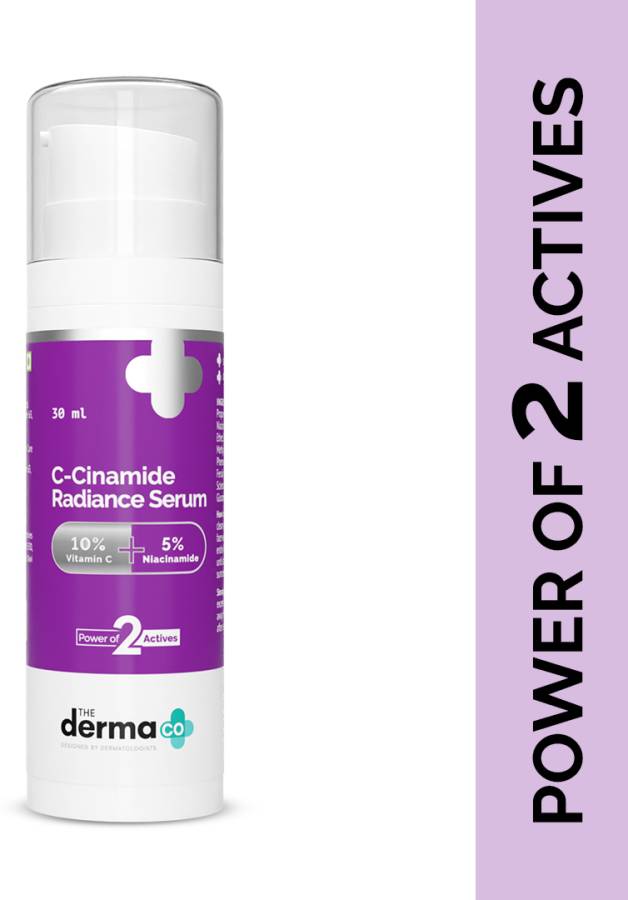 The Derma Co C-Cinamide Radiance Serum With 10% Vitamin C & 5% Niacinamide for Glowing Skin Price in India