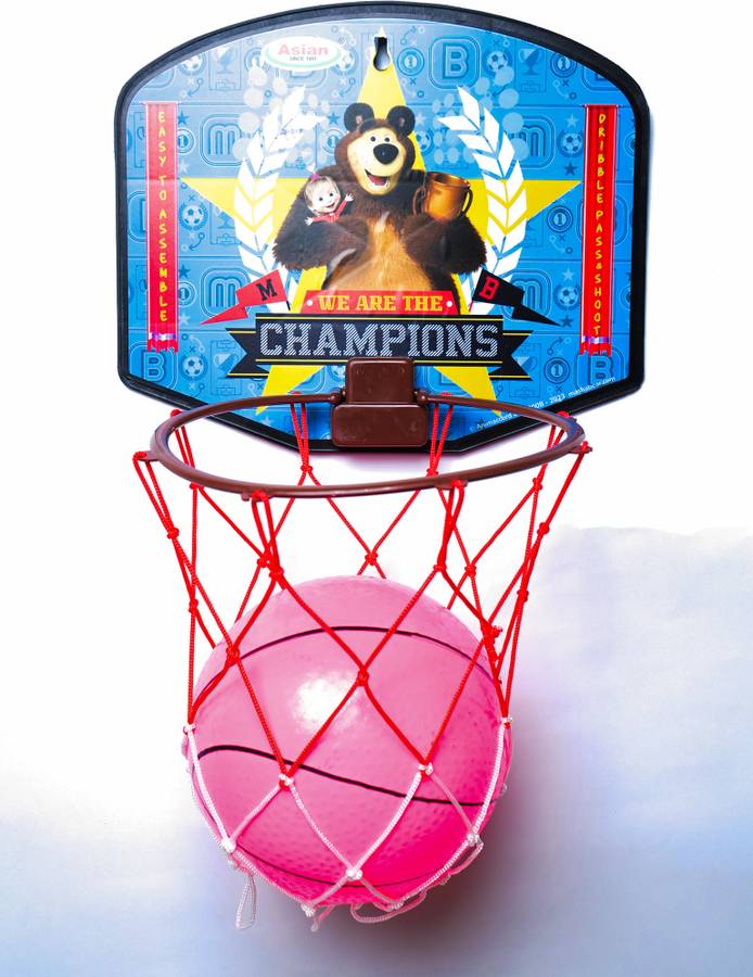 asian Masha and the Bear Basketball For Kids Hangable/