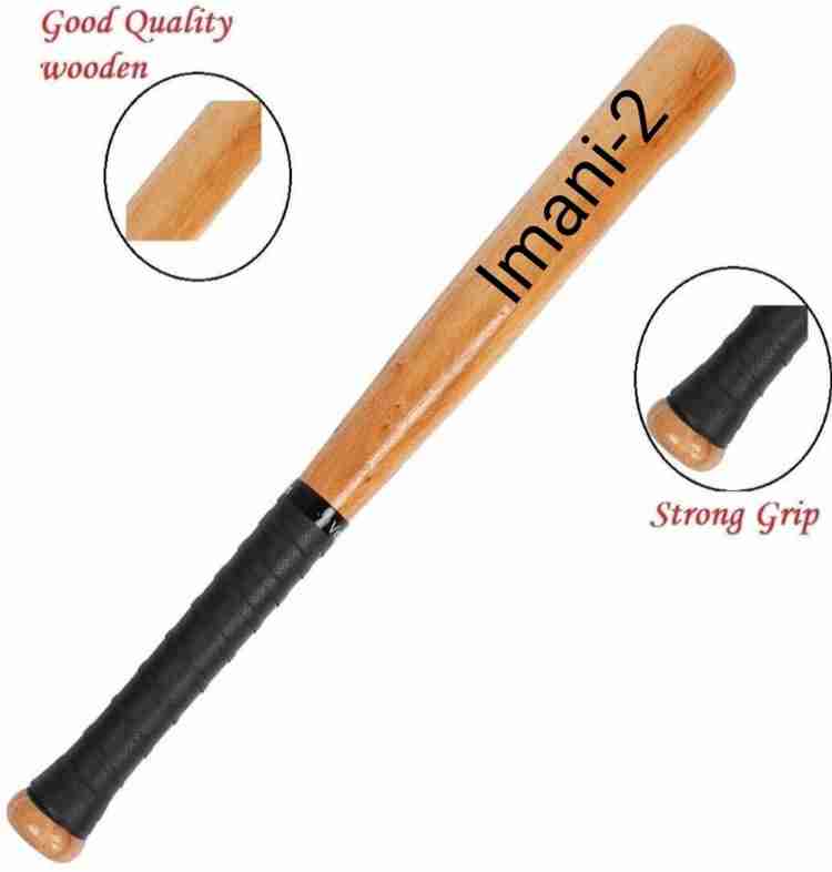 Seven Star Sports SSS Heavy Duty Natural Wood Baseball Bat Self Defense