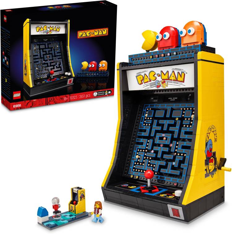 LEGO Icons PAC-MAN Arcade 10323 Building Kit (2,651 Pieces)