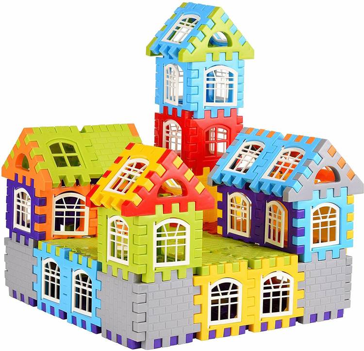 kluzie House Blocks Bricks Funny Educational Learning Puzzle Children Christmas Gift