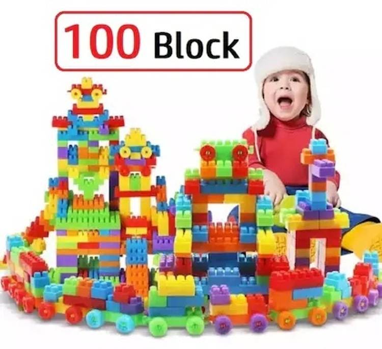 LYZAHS Best Buy 100+Pcs Building Block Puzzle Educational Learning Game Gift Toy