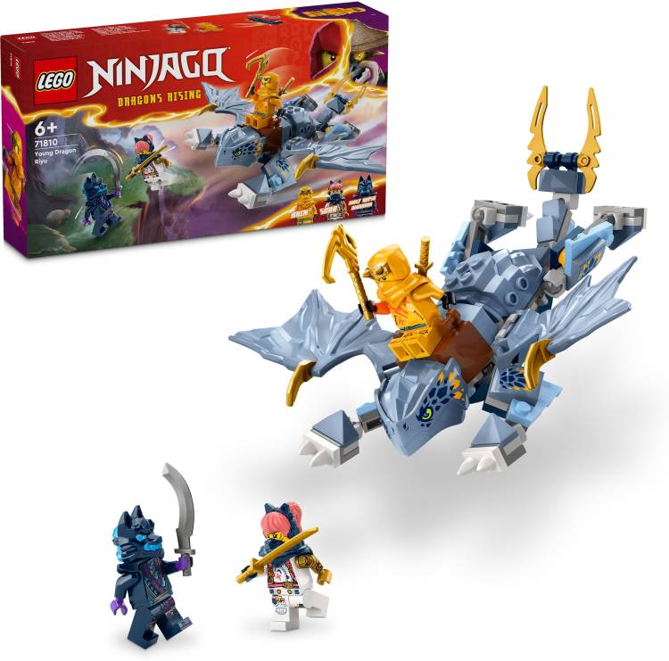 LEGO NINJAGO Young Dragon Riyu Toy Set 71810 ( 132 Pieces)