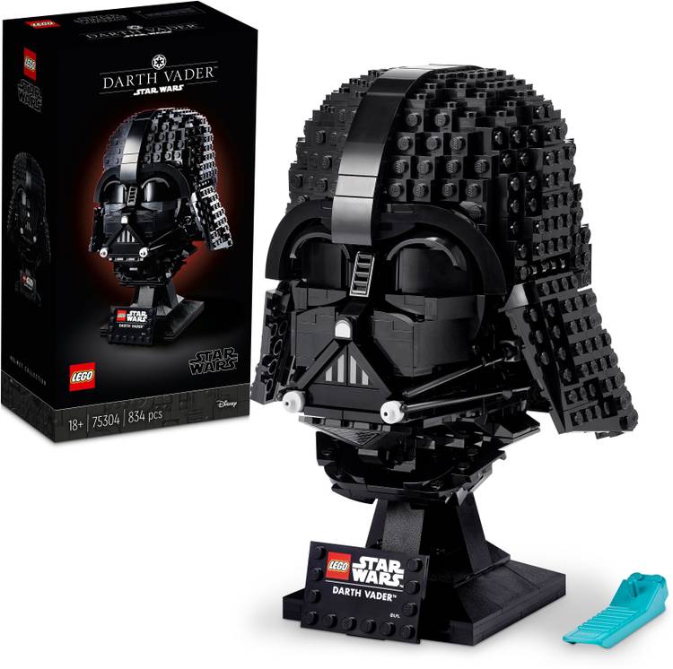 LEGO Star Wars Darth Vader Helmet 75304 Collectible Building Kit (834 Pieces)