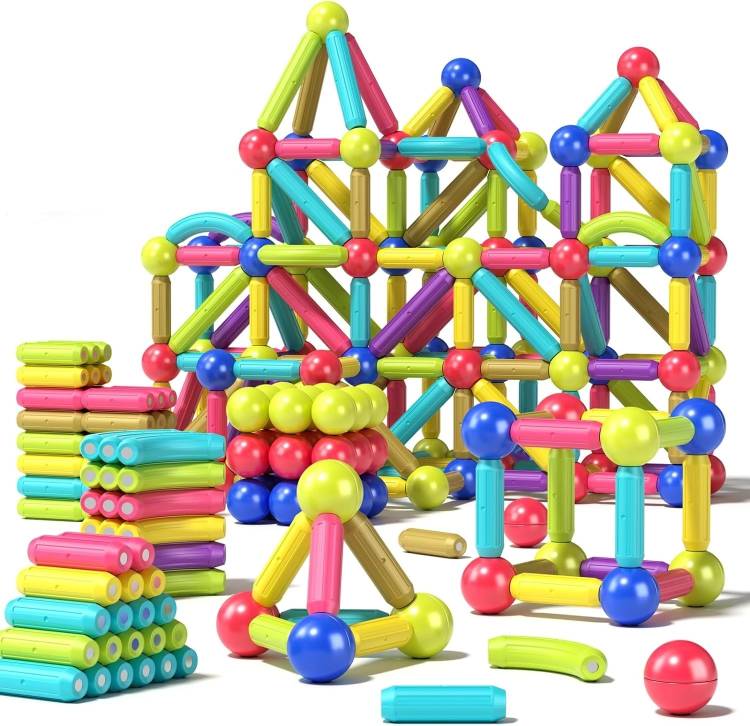 Learn With Fun Magnetic Sticks Building Blocks for Kids 42 Pcs