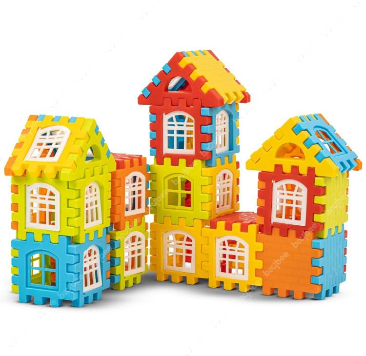 Aditi Toys Little Architect, DIY Building & Stacking House Blocks For Kids, BIS Approved