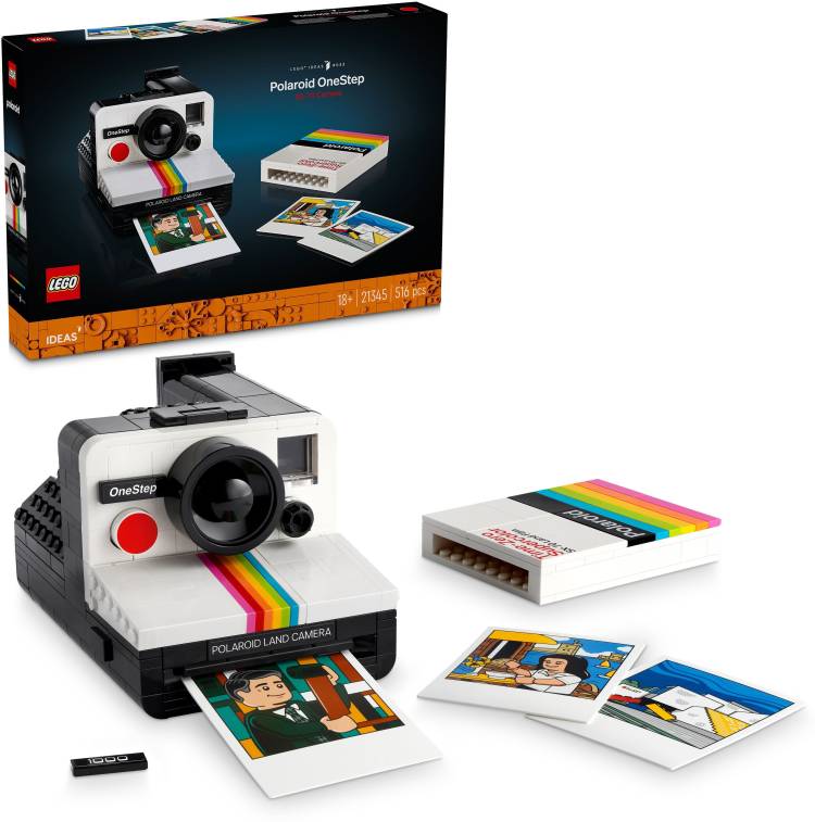 LEGO Ideas Polaroid OneStep SX-70 Camera Set 21345 ( 516 Pieces)