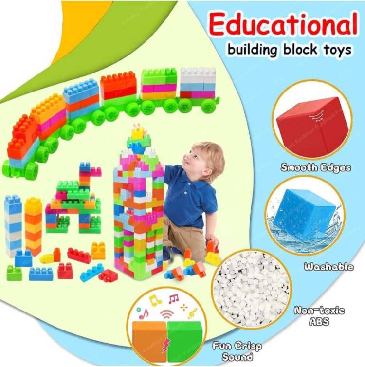 DLY Building Blocks Set, 100 pc Letter/Numbe