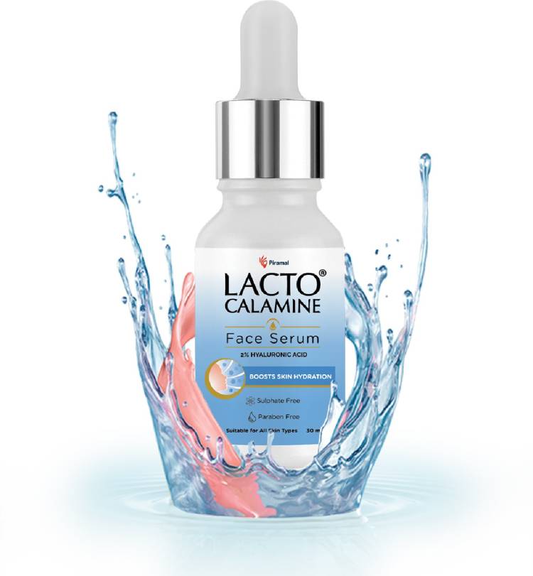 Lacto Calamine 2% Hyaluronic acid face serum, for intense skin hydration - 30 ML Price in India