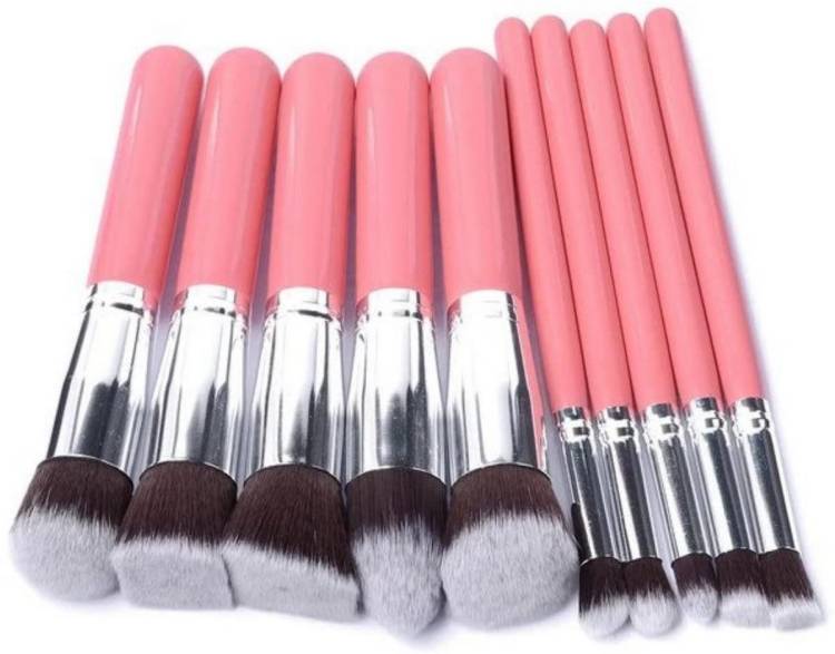 teayason Beauty Extra Soft Pink Premium 10 Piece Makeup Brush Set Price in India