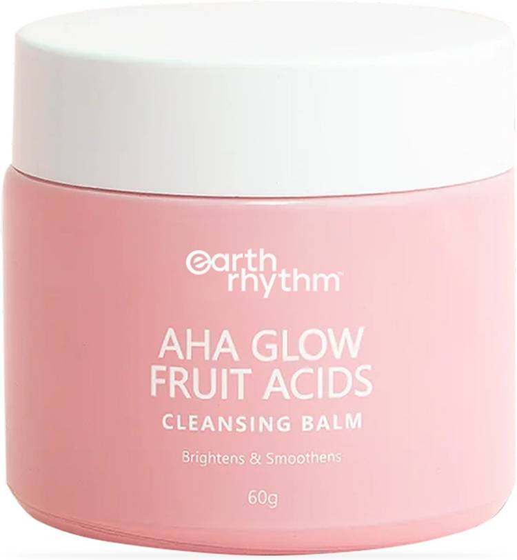 Earth Rhythm Pore Refining Cleansing Balm with AHAs, Removes Stubborn Makeup, All Skin -60gm Price in India