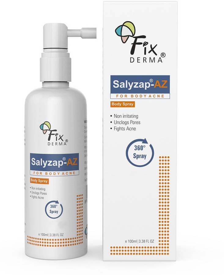 Fixderma Salyzap Acne Body Spray 100ml Price in India