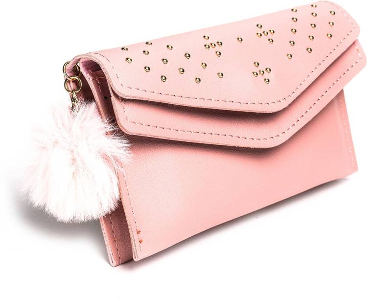 Casual, Party, Formal Pink  Clutch Price in India