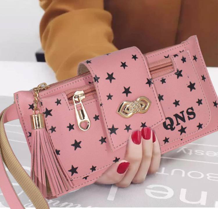 Casual, Formal, Party, Sports Pink  Clutch Price in India