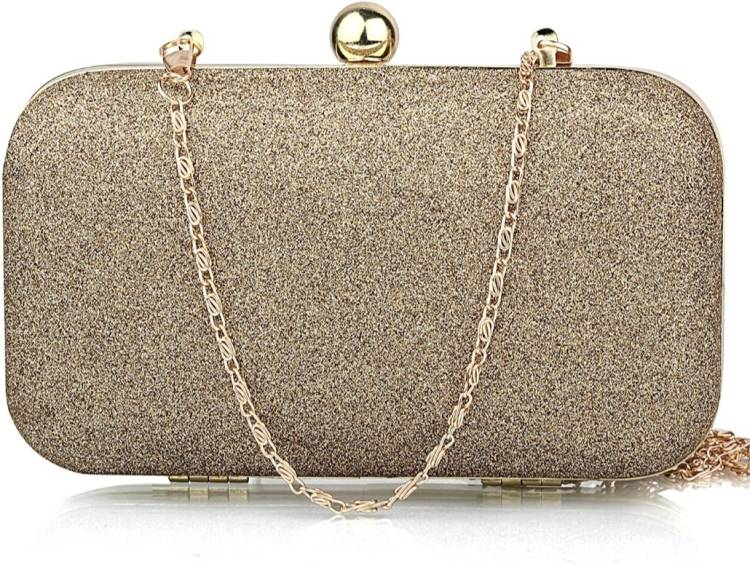 Party Gold  Clutch Price in India