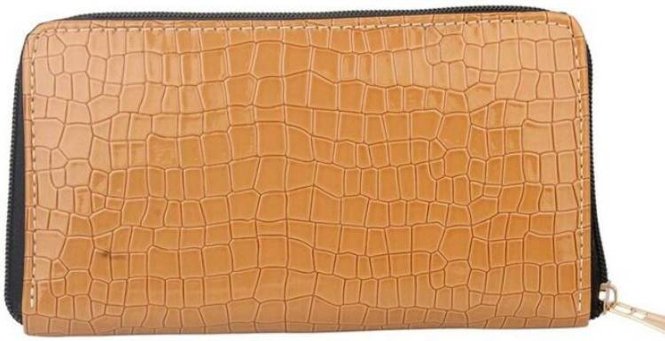 Formal, Casual Brown  Clutch Price in India