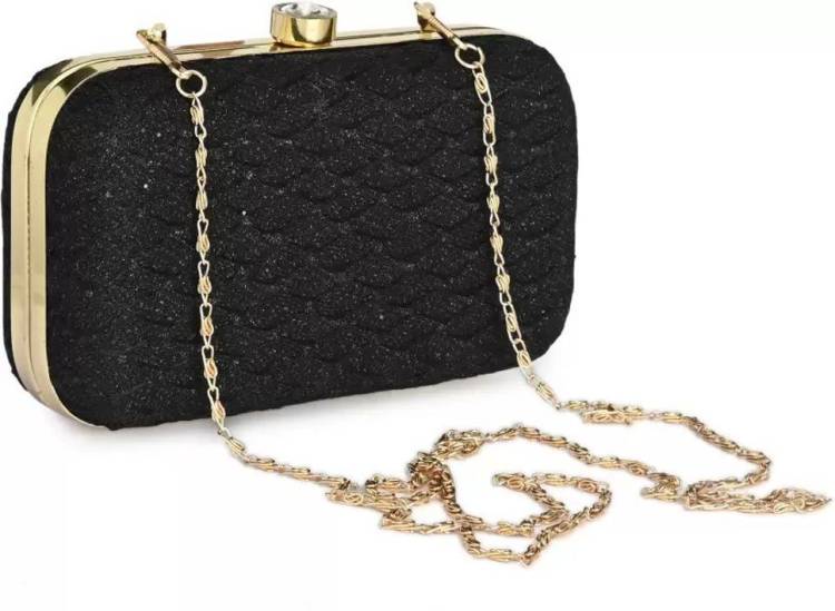 Party Black  Clutch Price in India