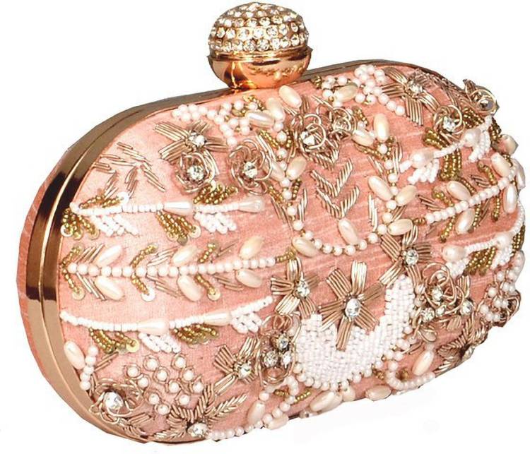 Party Peach  Clutch Price in India