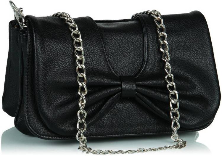 Casual Black  Clutch  - Medium Price in India