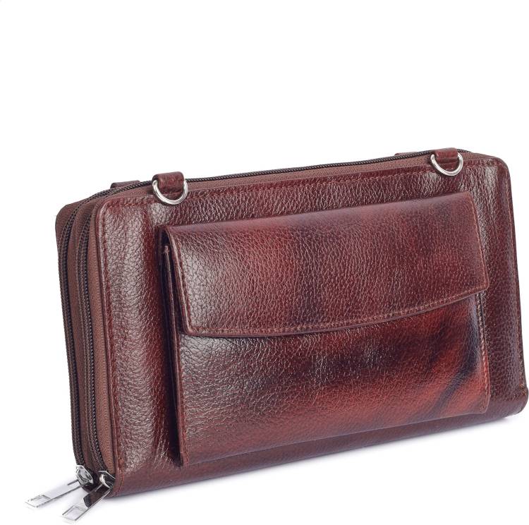 Casual, Formal Brown  Clutch Price in India