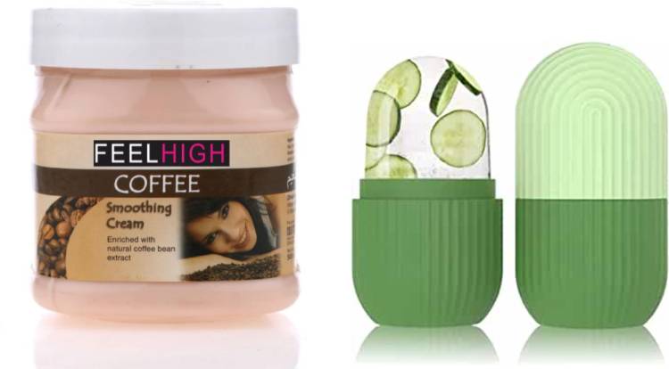 feelhigh Ice Roller-10ml -Multicolor -With Coffee Cream -500ml Price in India