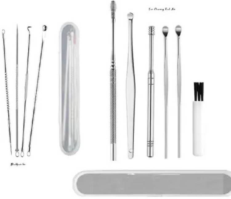 Zailie Stainless Steel Blackhead Tool Kit (4 in 1)With 6 in 1 Ear Price in India