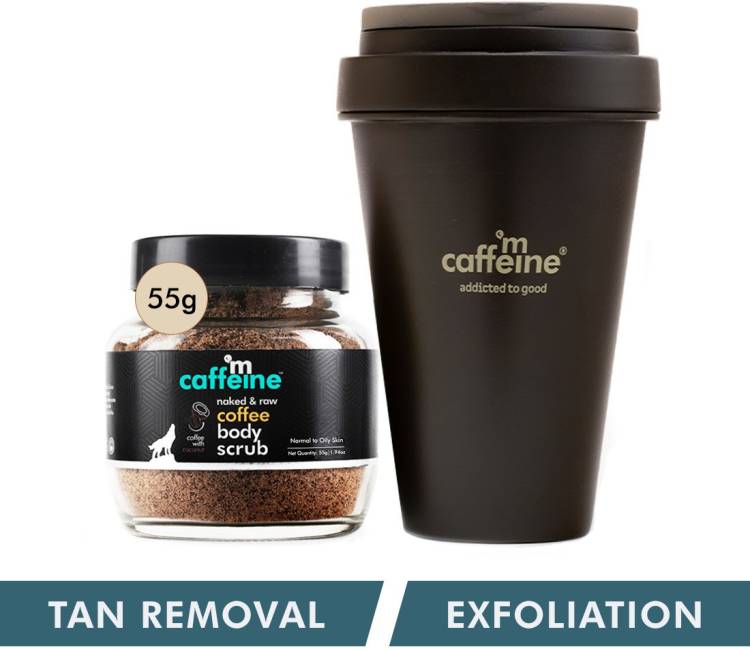 mCaffeine Exfoliation & Tan Removal Shower Combo - Coffee Body Scrub & Espresso Body Wash Price in India