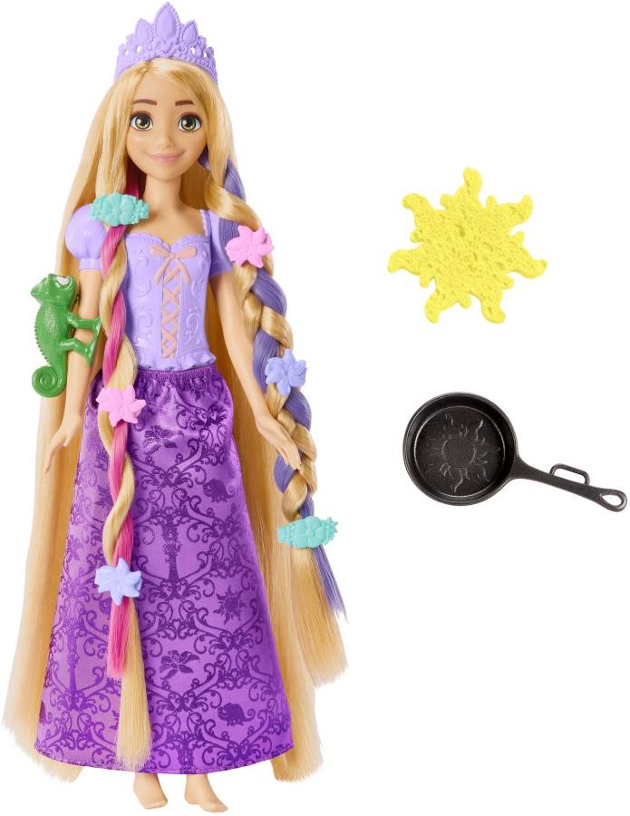 DISNEY PRINCESS Rapunzel Doll with Color-Change Hair Extensions