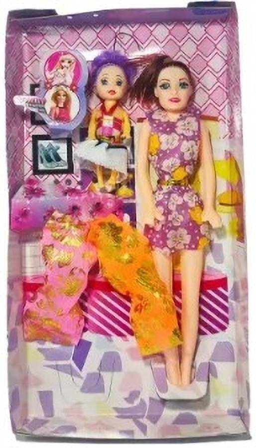 AKFLICKS Beautiful Barbie Doll Set Cute & Cool for Kids with Accessories (Multicolor)