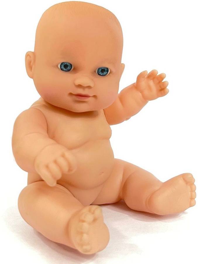 Mubco Cute Little Baby Doll Silicone Nude Newborn Doll Toddlers Toys Gifts for Kids