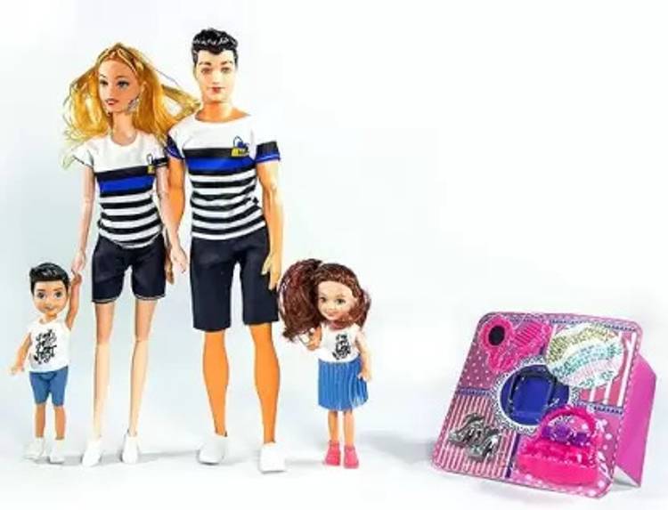 Just craft ARBIE Doll, fashions & Accessories, moveable family doll set