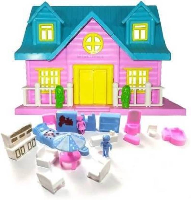 KomalSGEnterprises Funny House Play Set Doll House_5