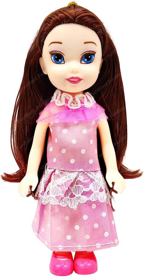 K A Enterprises Doll Toys for Kids Girls- Cute Realistic Doll (Dress Color May Vary)