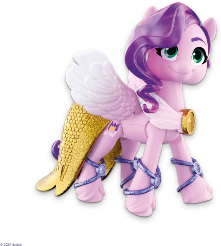 MY LITTLE PONY A New GenerationMovie Crystal Adventure Princess Pipp Petals- 3" Pink Pony Toy