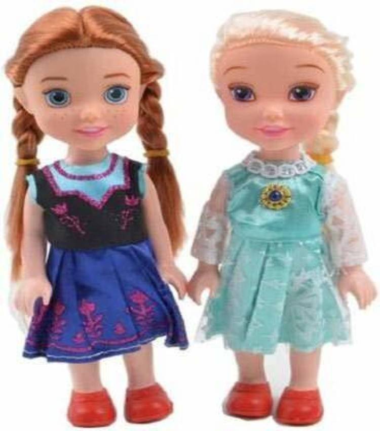 MON N MOL Set of 2 Snow Sisters Cute Doll for Your Liitle ONE