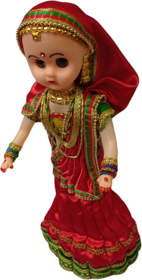 RISHI QUALITY Cute Bridal Doll For Kids Girls & Boys. Show Piece Doll For Festival Gift