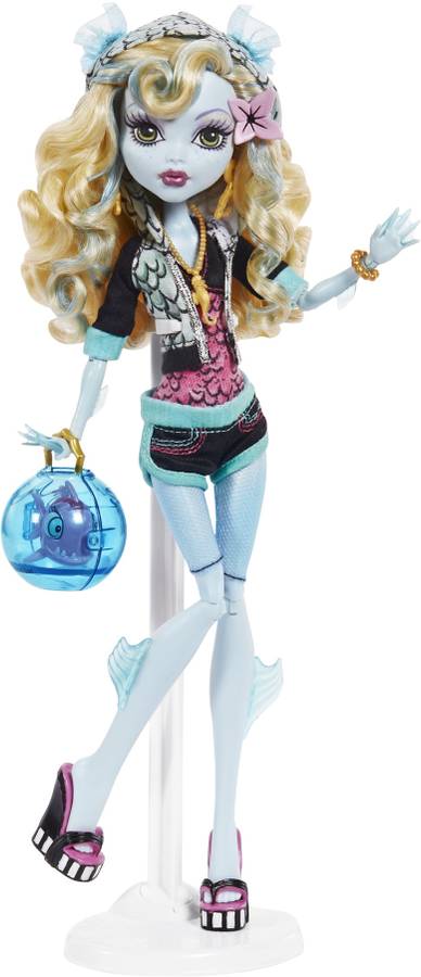 MONSTER HIGH Lagoona Blue Reproduction Doll with Doll Stand & Accessories