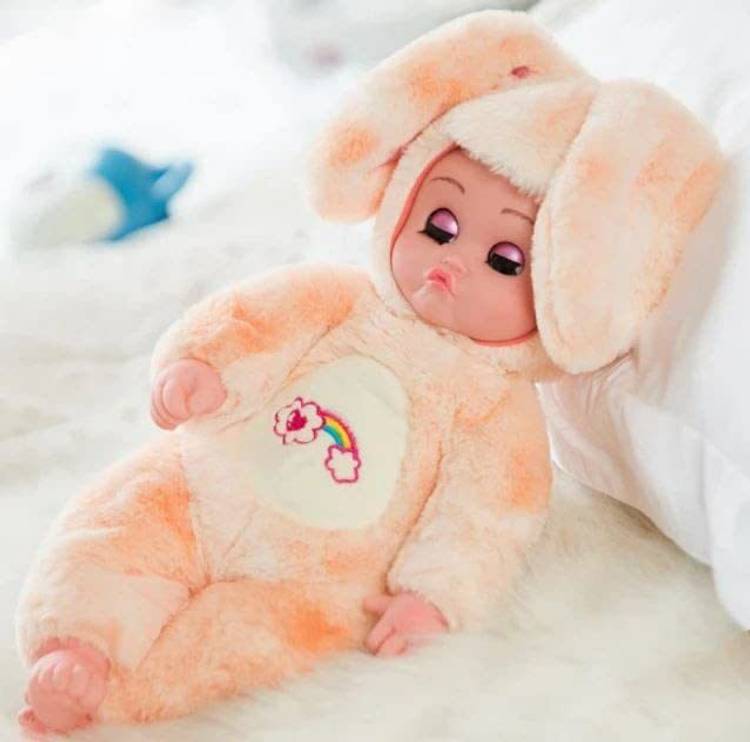PEZYOX Lovely plush blink rabbit soft doll For Kids (MULTI-COLOR )