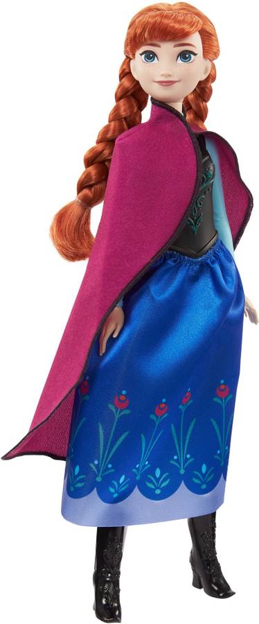 Disney Frozen Anna Posable Fashion Doll with Signature Clothing and Accessories,