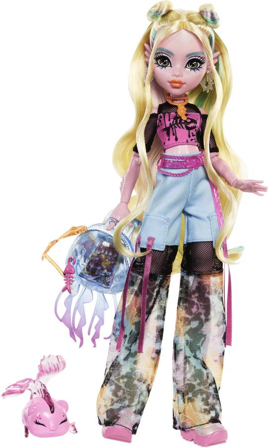 MONSTER HIGH Lagoona Blue Fashion Doll with Pet Neptuna and Accessories