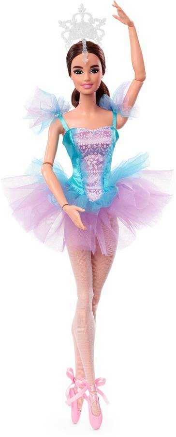 BARBIE Signature Ballet Wishes Doll Wearing Ballerina Costume, Tutu, Pointe Shoes