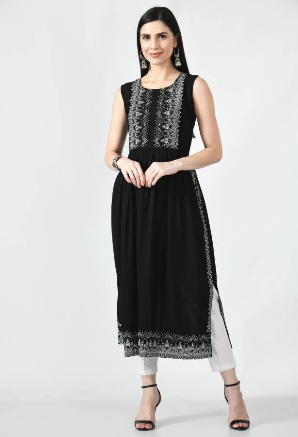 Women A-line Black Dress Price in India